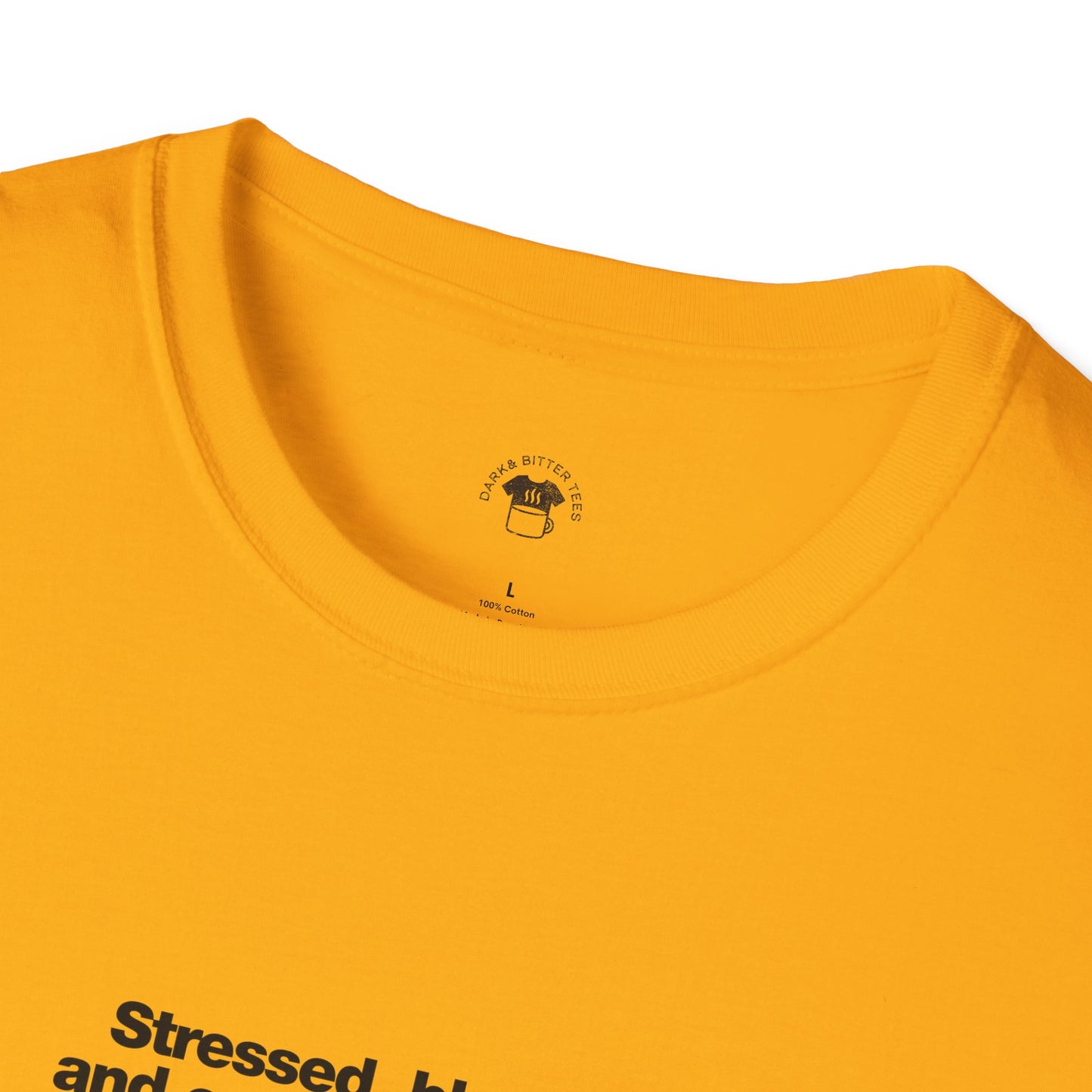 Stressed, Blessed and Coffee Obsessed, Coffee Lover Unisex T-Shirt, Funny Coffee Tee, Cute Gift for Baristas, Coffee Obsessed Apparel, Casual Everyday Wear