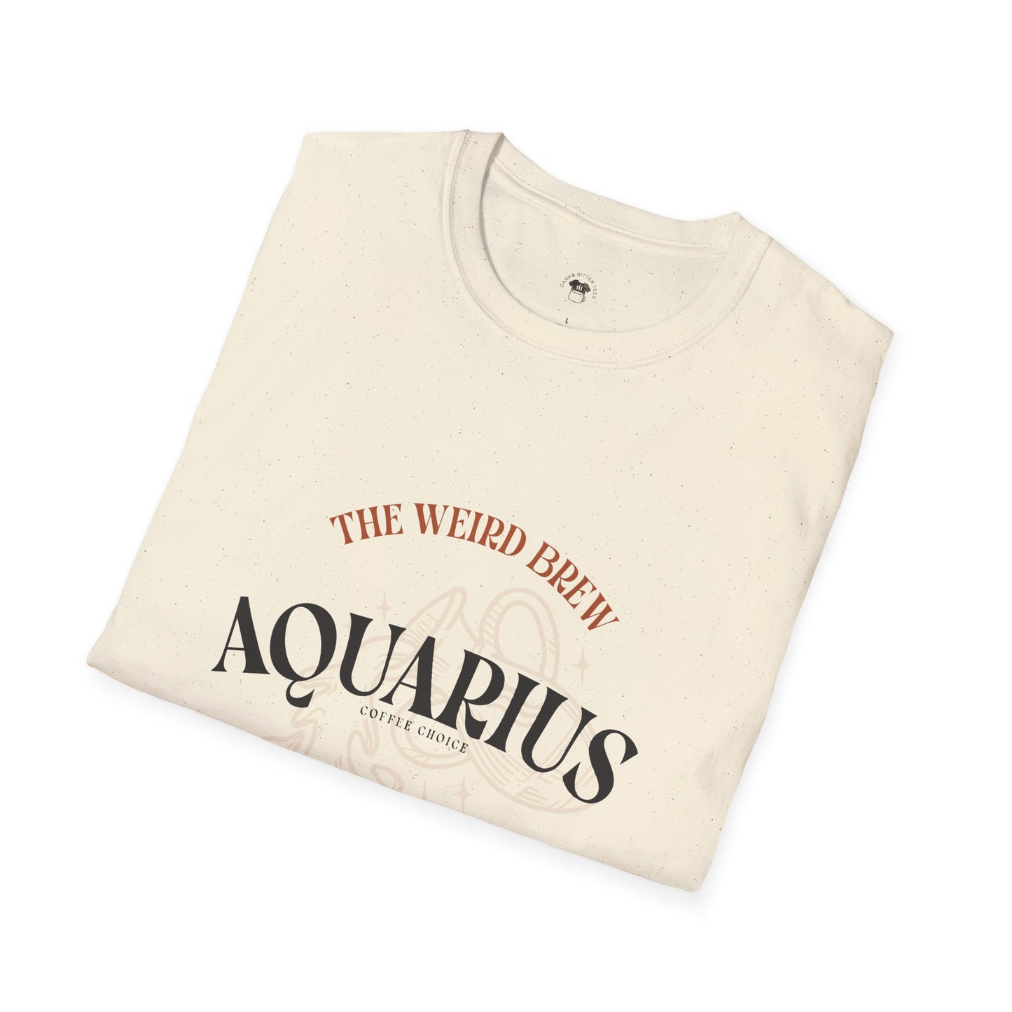 Aquarius coffee, Coffee Lover Unisex T-Shirt, Funny Coffee Tee, Cute Gift for Baristas, Coffee Obsessed Apparel, Casual Everyday Wear