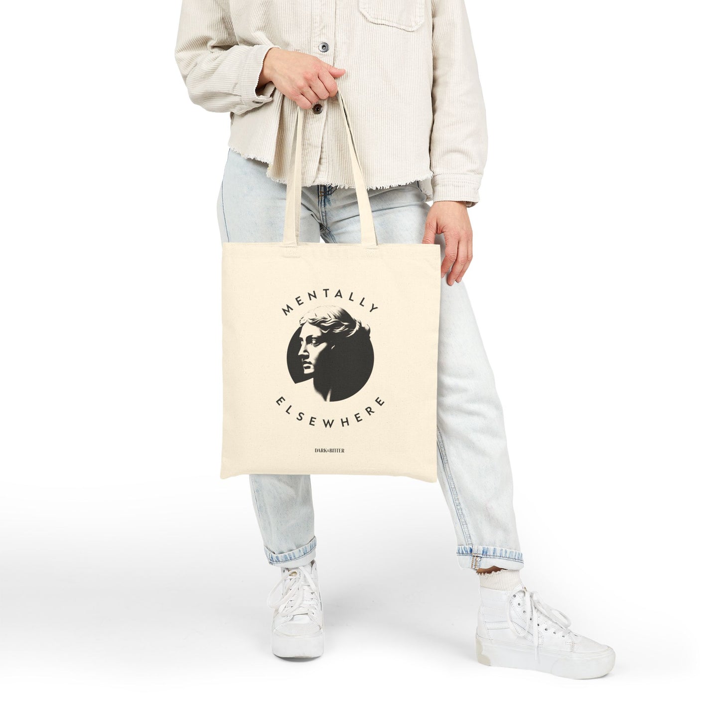 Mentally elsewhere Tote bag