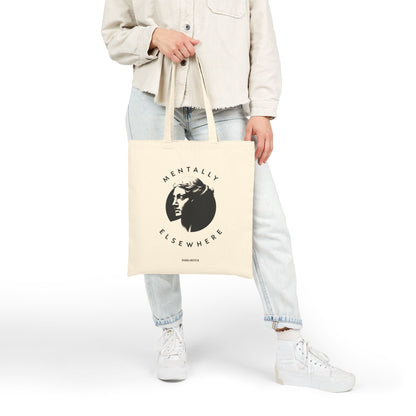 Mentally elsewhere Tote bag