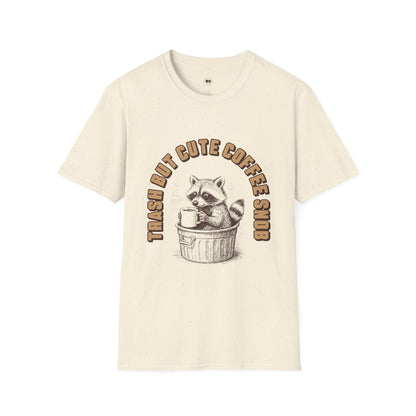 Funny Raccoon T-Shirt, Coffee Lover Tee, Gift for Coffee Snobs, Cute Animal Shirt, Perfect for Birthdays
