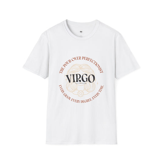Virgo coffee, Coffee Lover Unisex T-Shirt, Funny Coffee Tee, Cute Gift for Baristas, Coffee Obsessed Apparel, Casual Everyday Wear