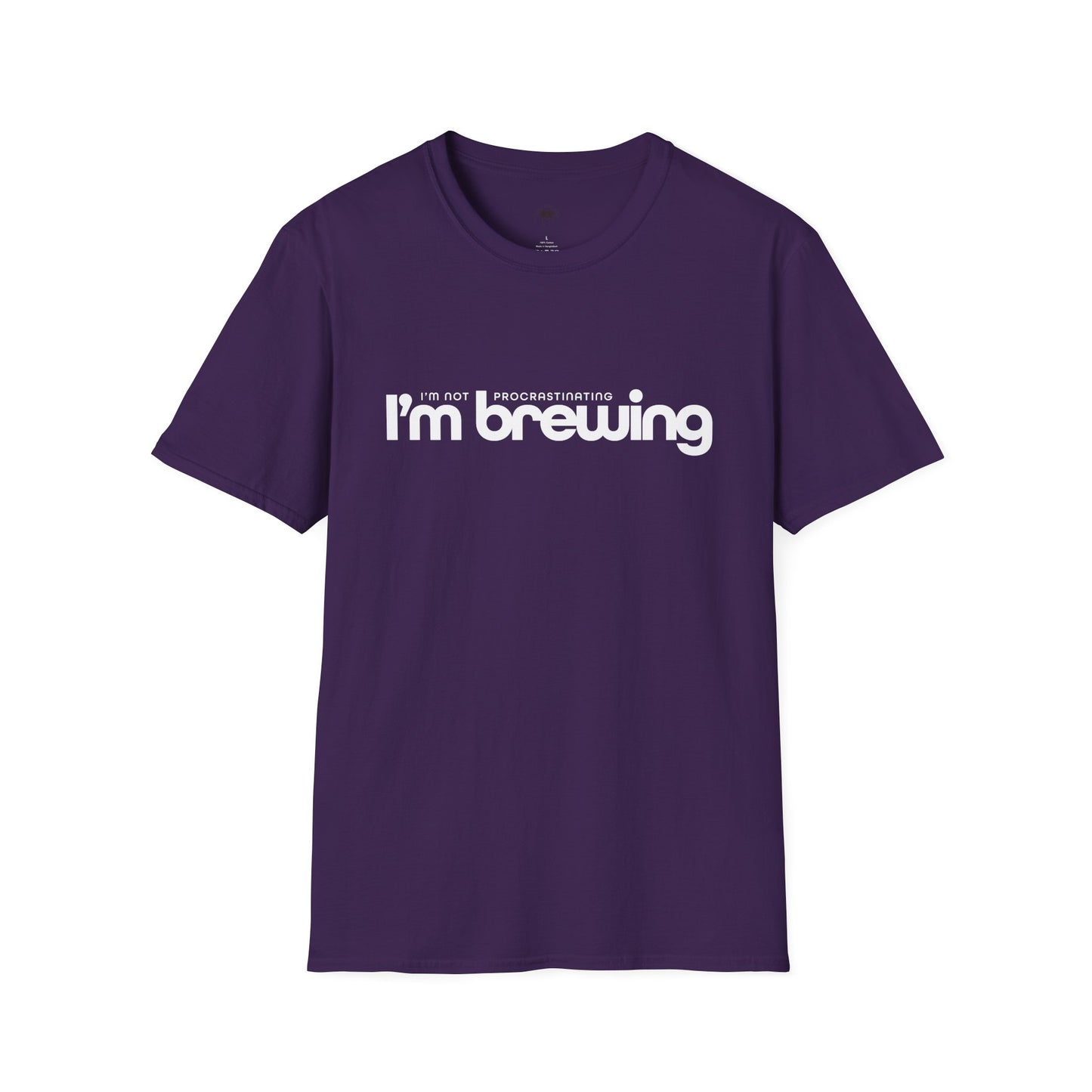 I'm not procrastinating, I'm brewing, Coffee Lover Unisex T-Shirt