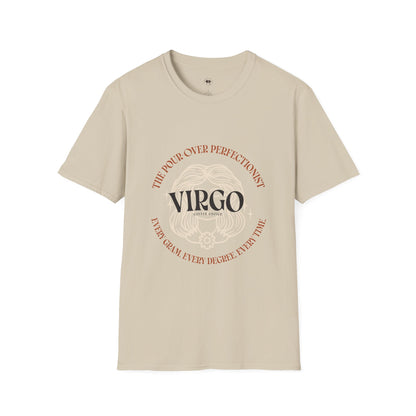 Virgo coffee, Coffee Lover Unisex T-Shirt, Funny Coffee Tee, Cute Gift for Baristas, Coffee Obsessed Apparel, Casual Everyday Wear