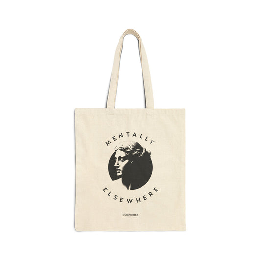 Mentally elsewhere Tote bag