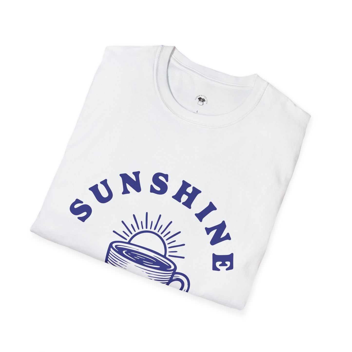 Sunshine and coffee, Coffee Lover Unisex T-Shirt, Funny Coffee Tee, Cute Gift for Baristas, Coffee Obsessed Apparel, Casual Everyday Wear