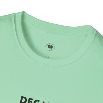 Decaf sounds fake, Coffee Lover Unisex T-Shirt, Funny Coffee Tee, Cute Gift for Baristas, Coffee Obsessed Apparel, Casual Everyday Wear