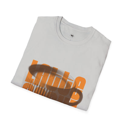 Latte Cup, Coffee Lover Unisex T-Shirt, Funny Coffee Tee, Cute Gift for Baristas, Coffee Obsessed Apparel, Casual Everyday Wear