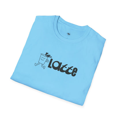 Latte, Coffee Lover Unisex T-Shirt, Funny Coffee Tee, Cute Gift for Baristas, Coffee Obsessed Apparel, Casual Everyday Wear