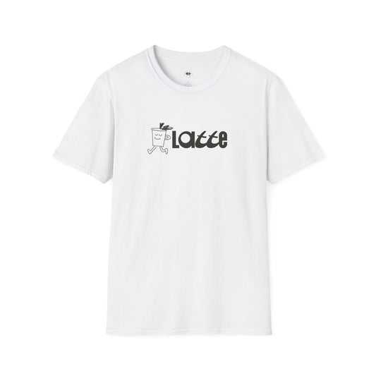 Latte, Coffee Lover Unisex T-Shirt, Funny Coffee Tee, Cute Gift for Baristas, Coffee Obsessed Apparel, Casual Everyday Wear