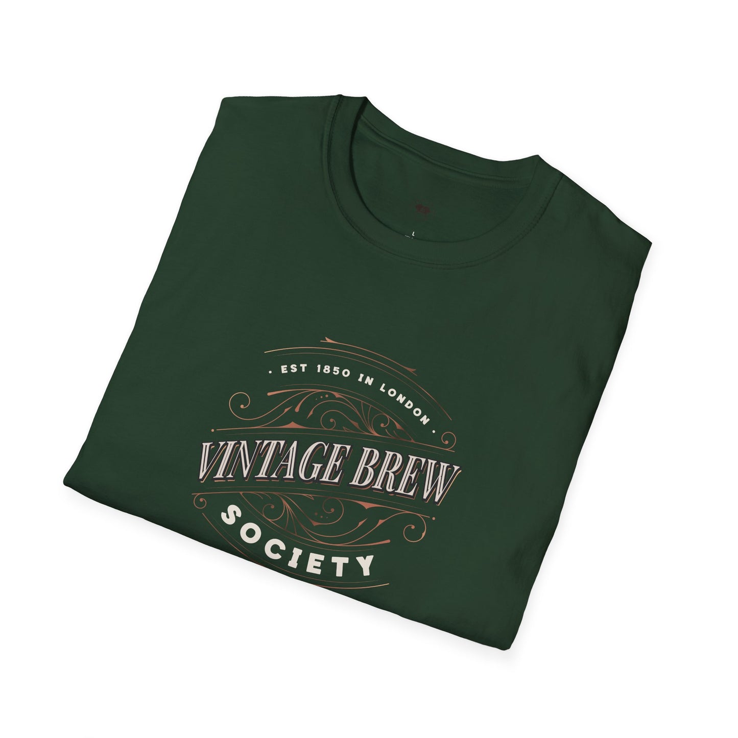 Vintage Brew Society, Coffee Lover Unisex T-Shirt, Funny Coffee Tee, Cute Gift for Baristas, Coffee Obsessed Apparel, Casual Everyday Wear