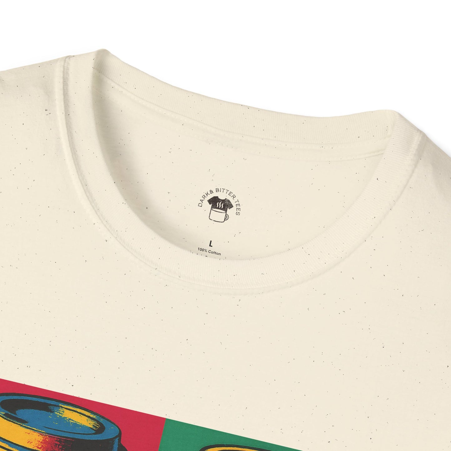 Warhol pop art to go coffee cup, Coffee Lover Unisex T-Shirt, Funny Coffee Tee, Cute Gift for Baristas, Coffee Obsessed Apparel, Casual Everyday Wear