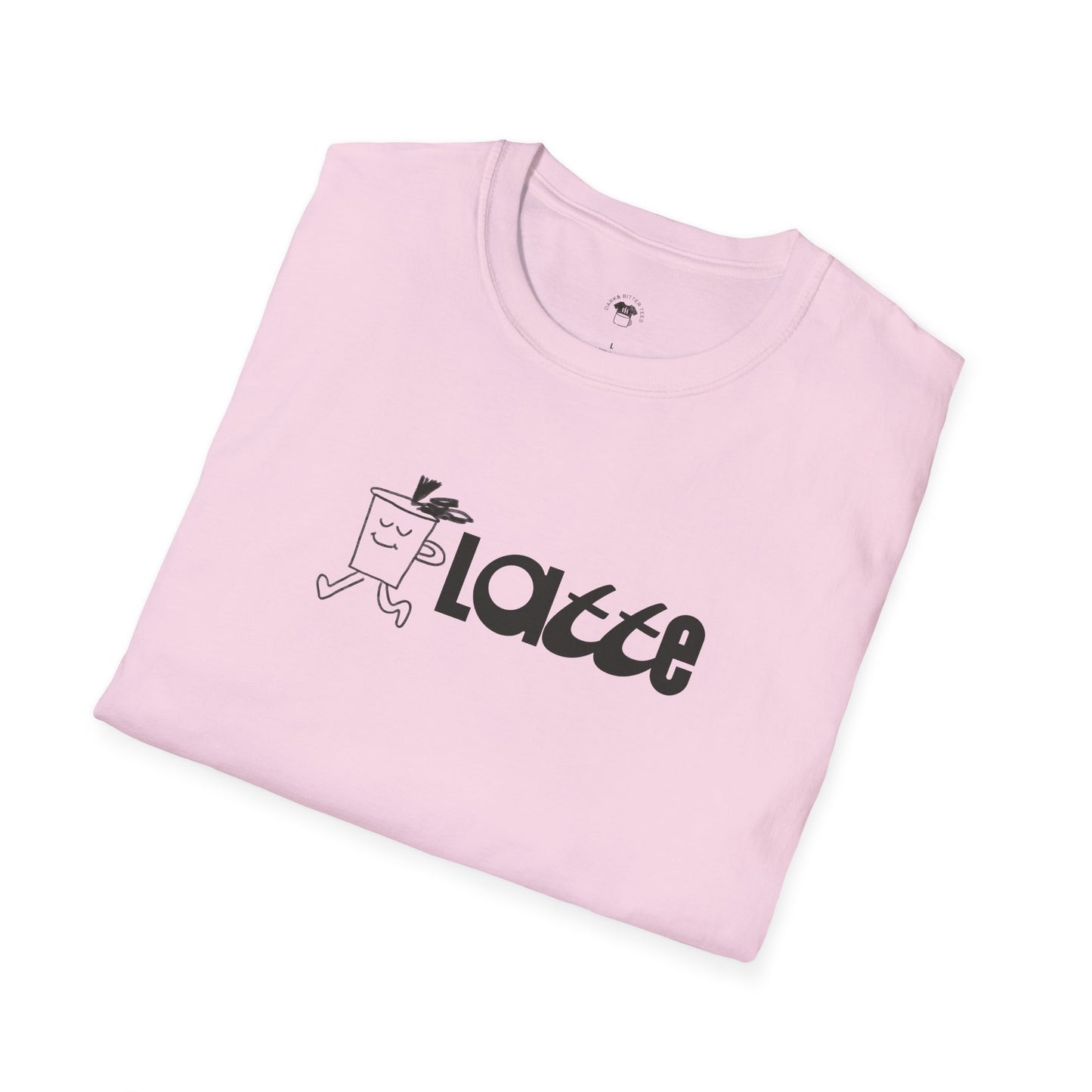 Latte, Coffee Lover Unisex T-Shirt, Funny Coffee Tee, Cute Gift for Baristas, Coffee Obsessed Apparel, Casual Everyday Wear