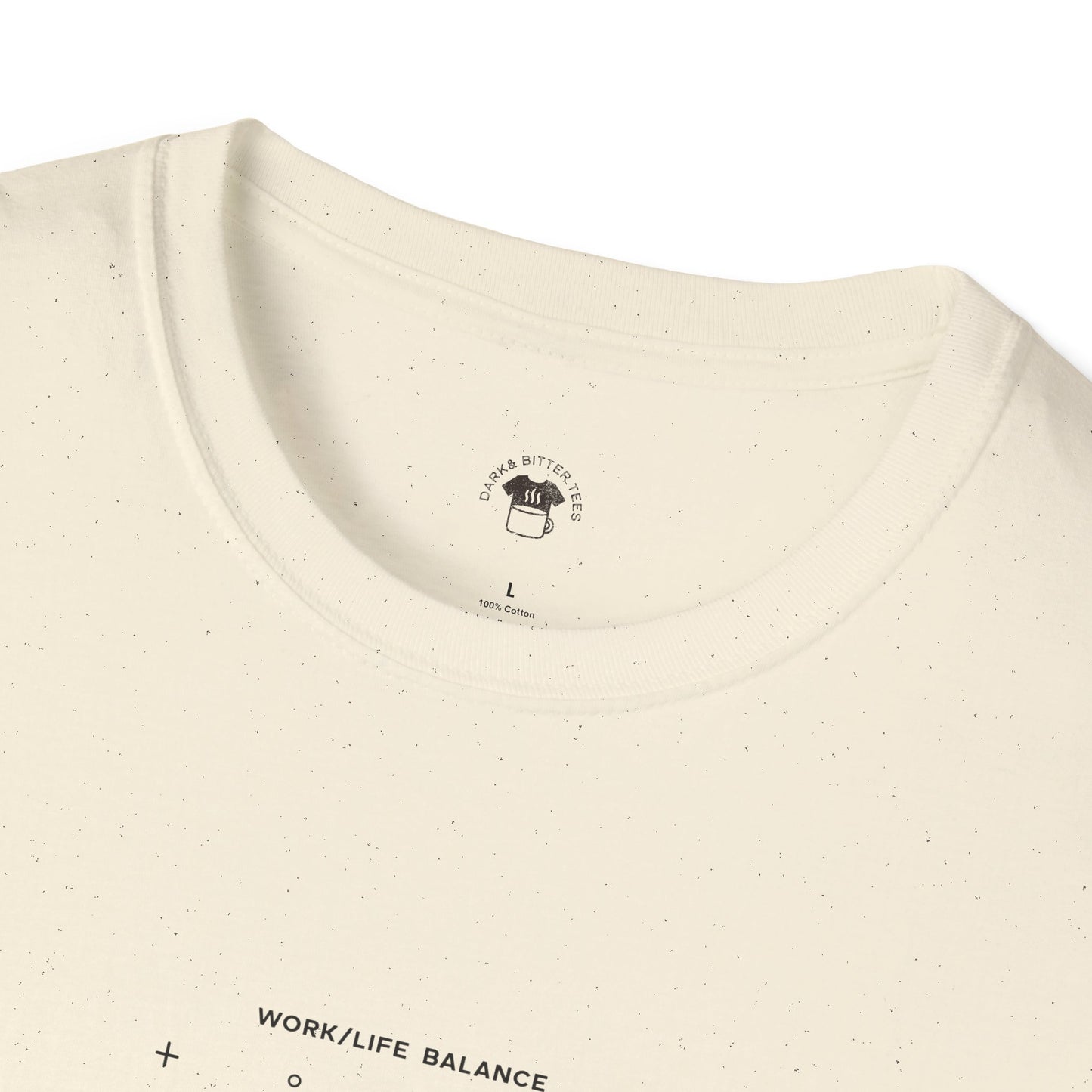 Work life balance, Coffee Lover Unisex T-Shirt, Funny Coffee Tee, Cute Gift for Baristas, Coffee Obsessed Apparel, Casual Everyday Wear