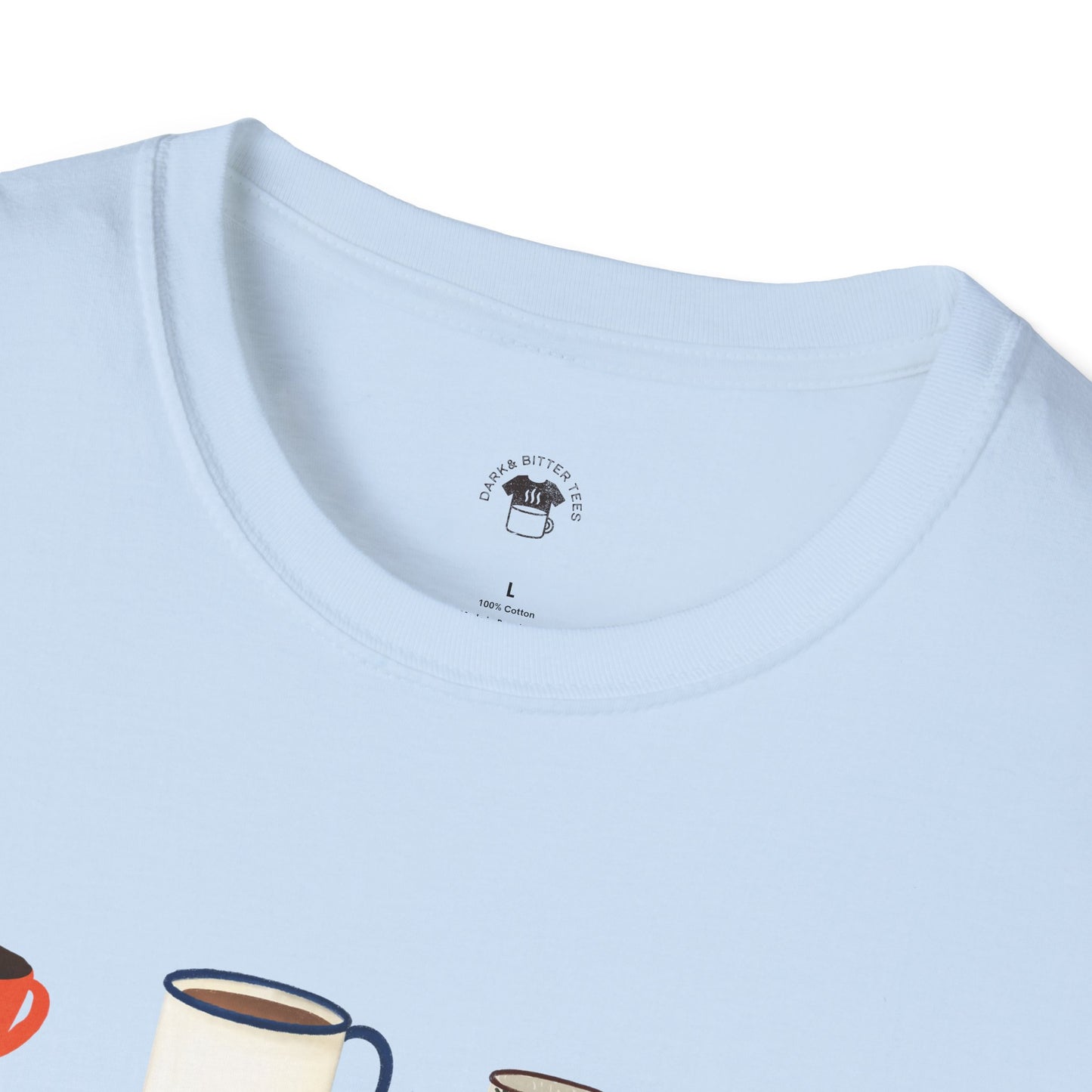 Coffee mugs and cups 1, Coffee Lover Unisex T-Shirt, Funny Coffee Tee, Cute Gift for Baristas, Coffee Obsessed Apparel, Casual Everyday Wear