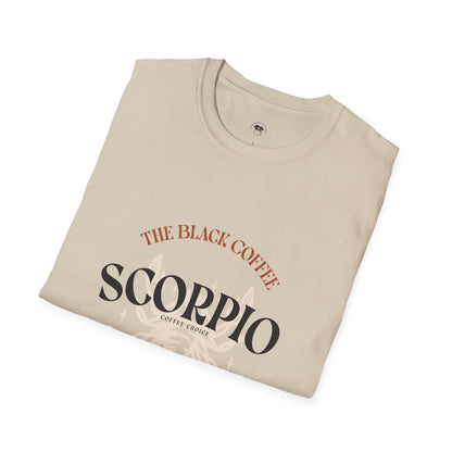 Scorpio coffee, Coffee Lover Unisex T-Shirt, Funny Coffee Tee, Cute Gift for Baristas, Coffee Obsessed Apparel, Casual Everyday Wear