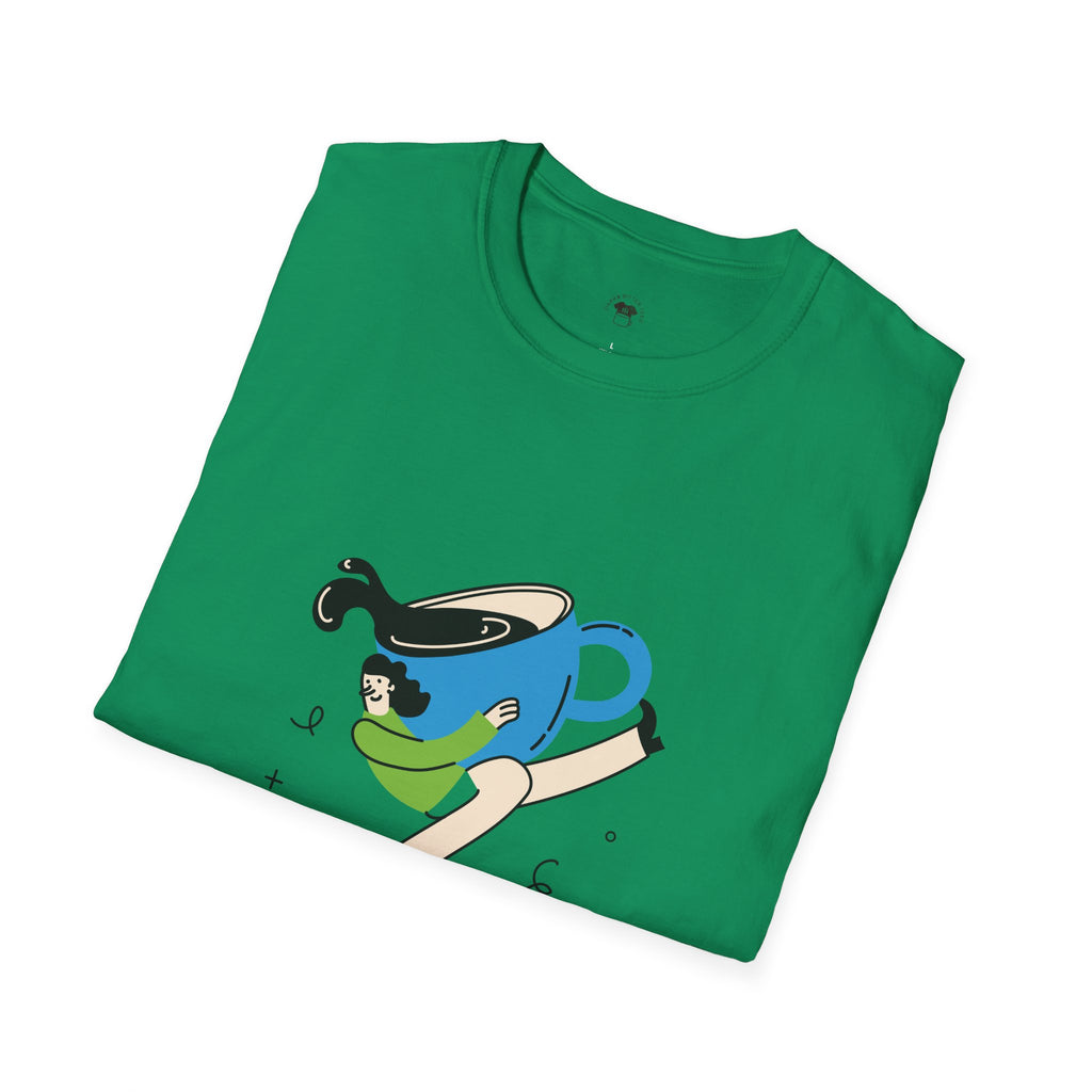 A Latte to handle, Coffee Lover Unisex T-Shirt, Funny Coffee Tee, Cute Gift for Baristas, Coffee Obsessed Apparel, Casual Everyday Wear