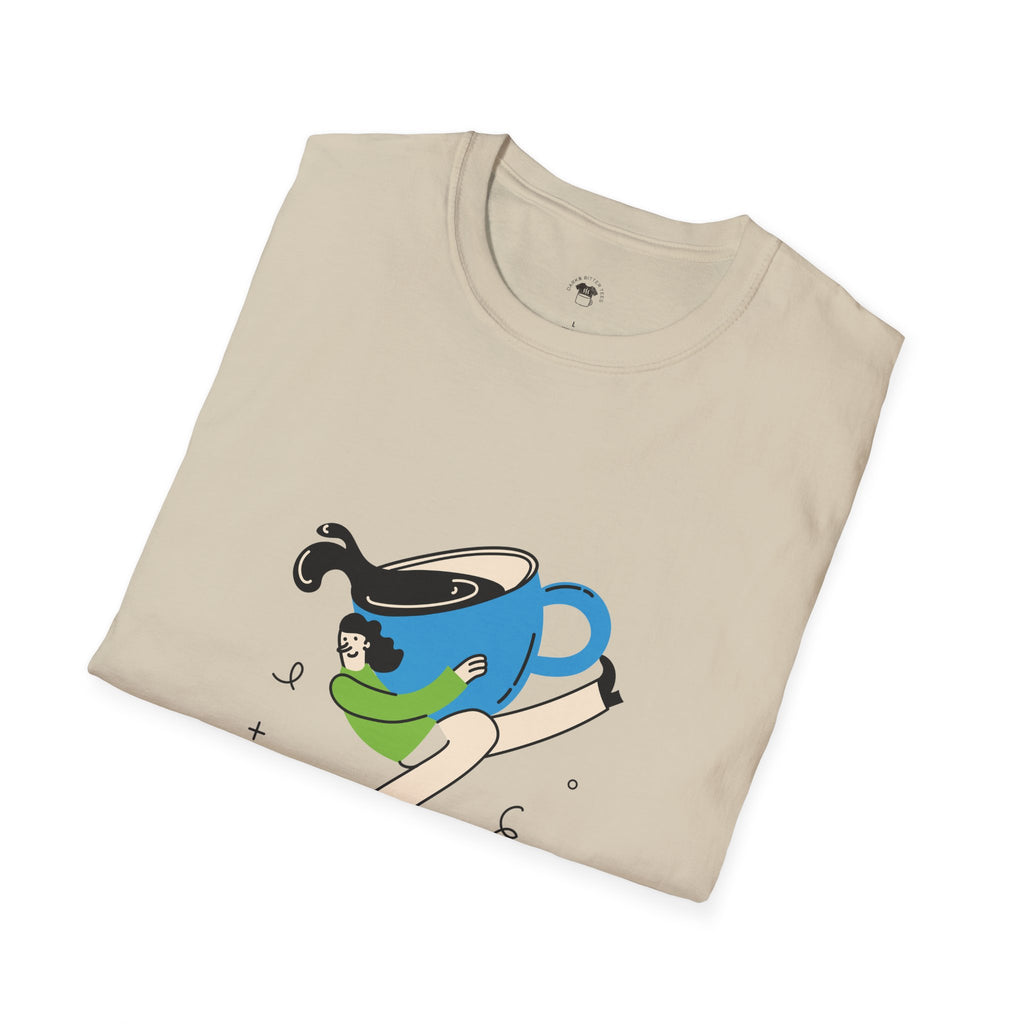 A Latte to handle, Coffee Lover Unisex T-Shirt, Funny Coffee Tee, Cute Gift for Baristas, Coffee Obsessed Apparel, Casual Everyday Wear