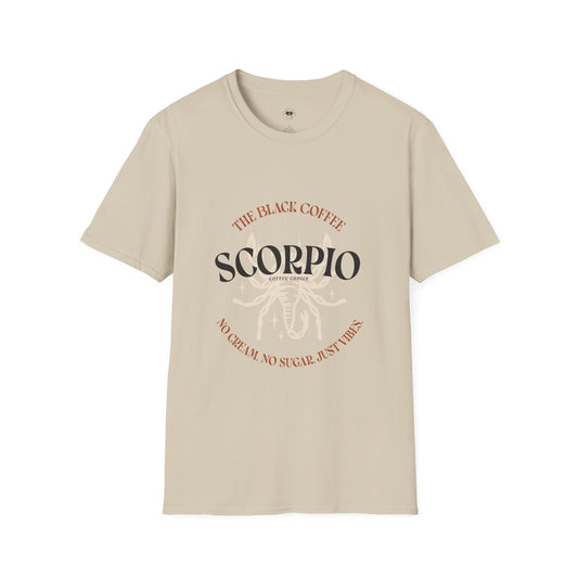 Scorpio coffee, Coffee Lover Unisex T-Shirt, Funny Coffee Tee, Cute Gift for Baristas, Coffee Obsessed Apparel, Casual Everyday Wear