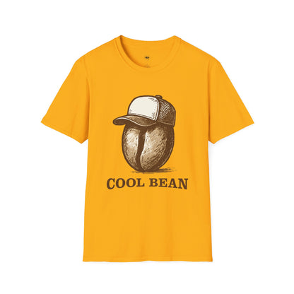 Cool bean, Coffee Lover Unisex T-Shirt, Funny Coffee Tee, Cute Gift for Baristas, Coffee Obsessed Apparel, Casual Everyday Wear