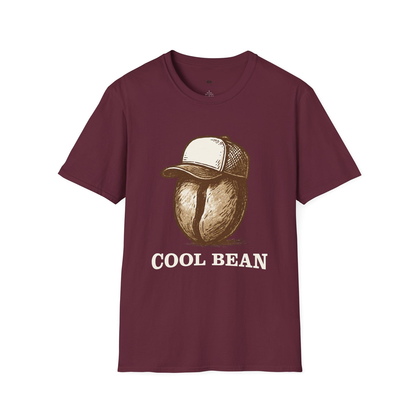 Cool bean, Coffee Lover Unisex T-Shirt, Funny Coffee Tee, Cute Gift for Baristas, Coffee Obsessed Apparel, Casual Everyday Wear