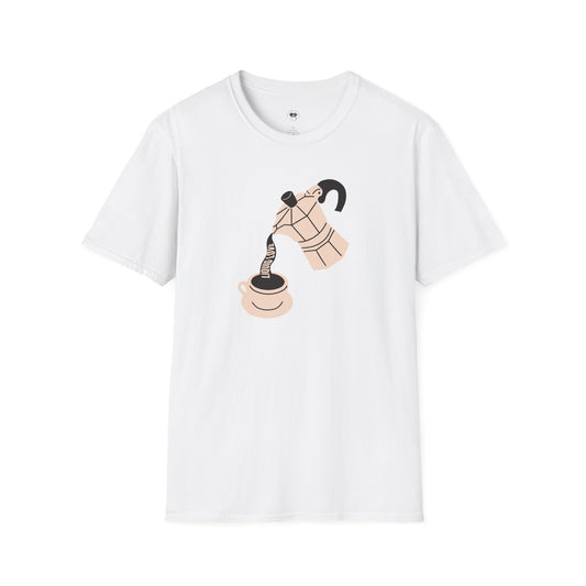 Liquid love, Coffee Lover Unisex T-Shirt, Funny Coffee Tee, Cute Gift for Baristas, Coffee Obsessed Apparel, Casual Everyday Wear