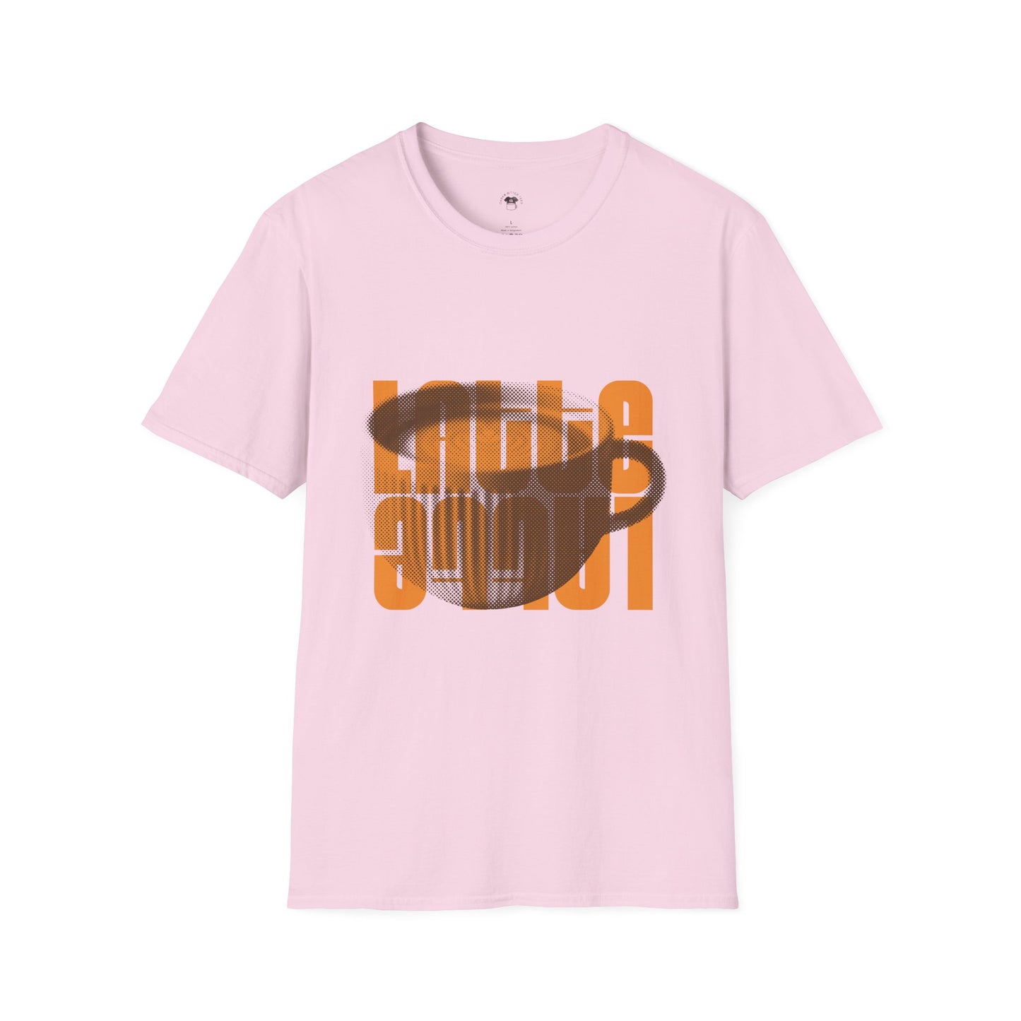 Latte Cup, Coffee Lover Unisex T-Shirt, Funny Coffee Tee, Cute Gift for Baristas, Coffee Obsessed Apparel, Casual Everyday Wear