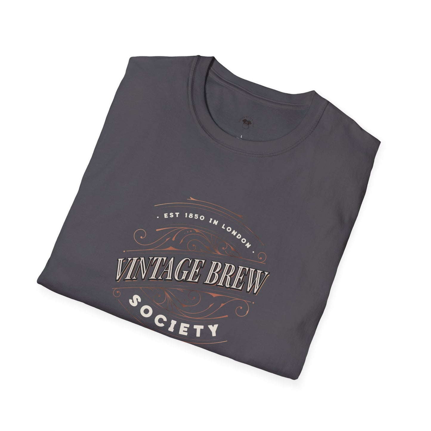 Vintage Brew Society, Coffee Lover Unisex T-Shirt, Funny Coffee Tee, Cute Gift for Baristas, Coffee Obsessed Apparel, Casual Everyday Wear
