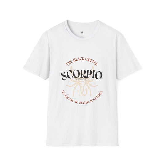 Scorpio coffee, Coffee Lover Unisex T-Shirt, Funny Coffee Tee, Cute Gift for Baristas, Coffee Obsessed Apparel, Casual Everyday Wear