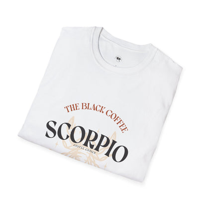 Scorpio coffee, Coffee Lover Unisex T-Shirt, Funny Coffee Tee, Cute Gift for Baristas, Coffee Obsessed Apparel, Casual Everyday Wear