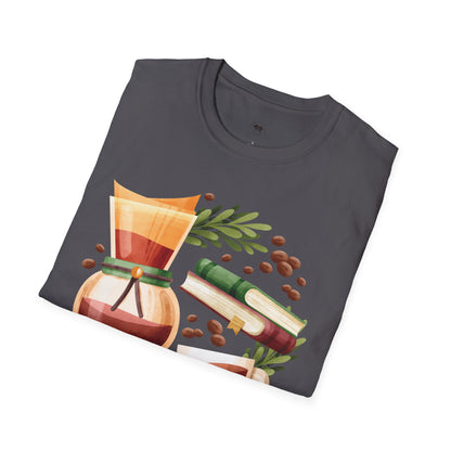 Retro Chemex, Coffee Lover Unisex T-Shirt, Funny Coffee Tee, Cute Gift for Baristas, Coffee Obsessed Apparel, Casual Everyday Wear