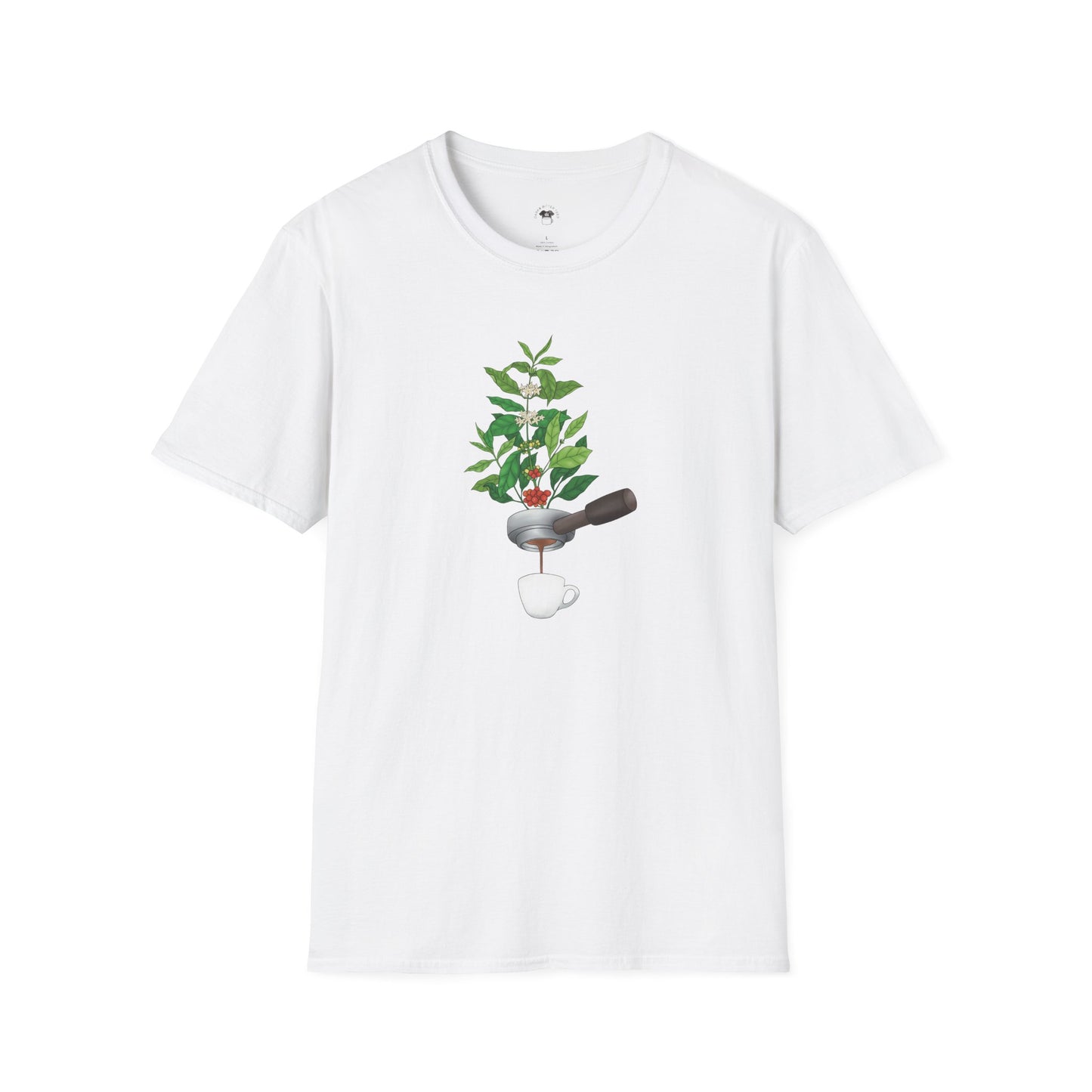 Portafilter, Coffee Lover Unisex T-Shirt, Funny Coffee Tee, Cute Gift for Baristas, Coffee Obsessed Apparel, Casual Everyday Wear