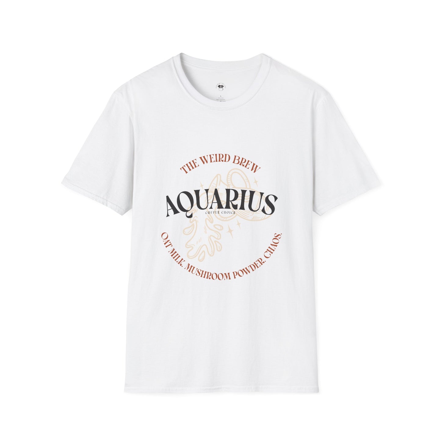 Aquarius coffee, Coffee Lover Unisex T-Shirt, Funny Coffee Tee, Cute Gift for Baristas, Coffee Obsessed Apparel, Casual Everyday Wear