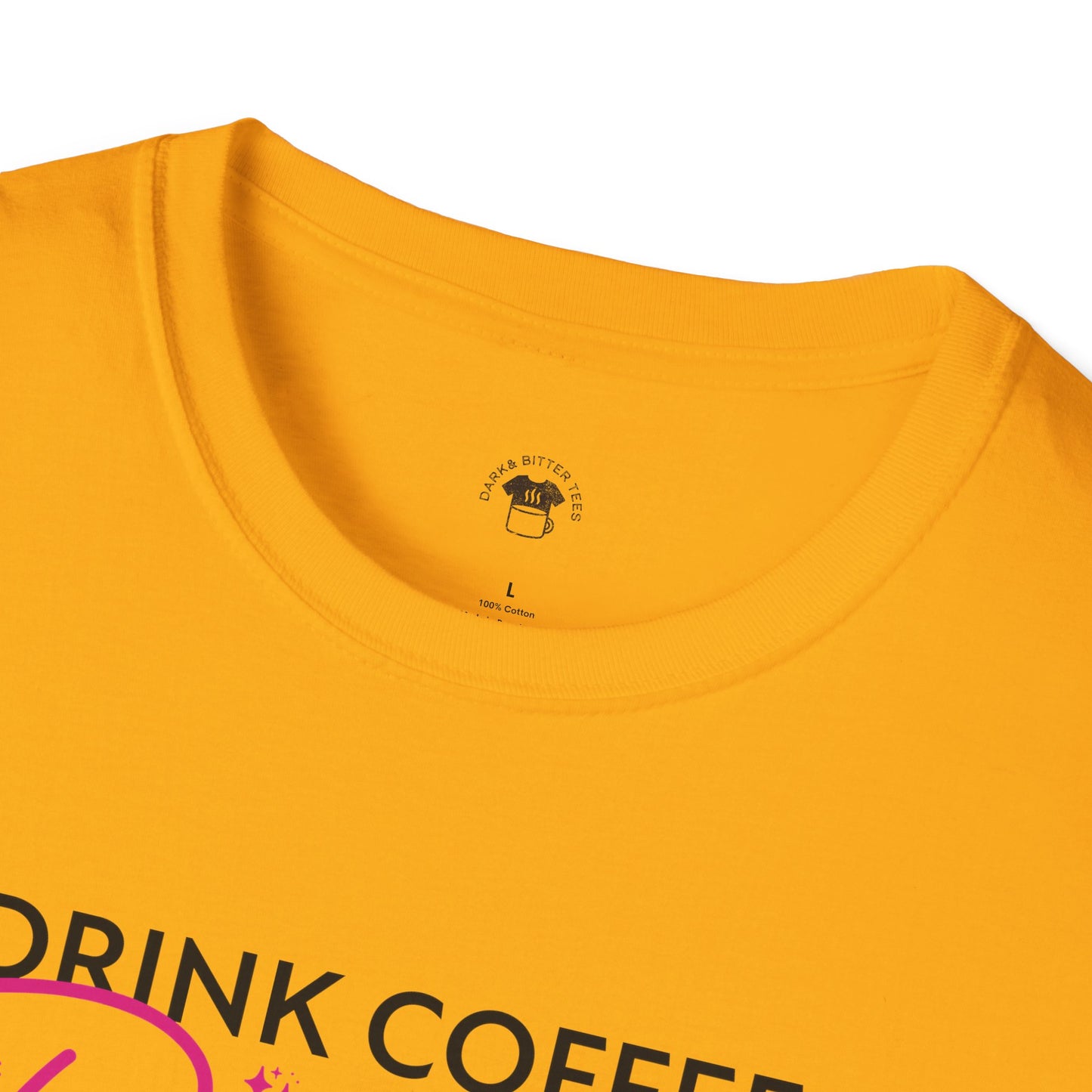 Drink coffee pet dogs be happy, Coffee Lover Unisex T-Shirt, Funny Coffee Tee, Cute Gift for Baristas, Coffee Obsessed Apparel, Casual Everyday Wear