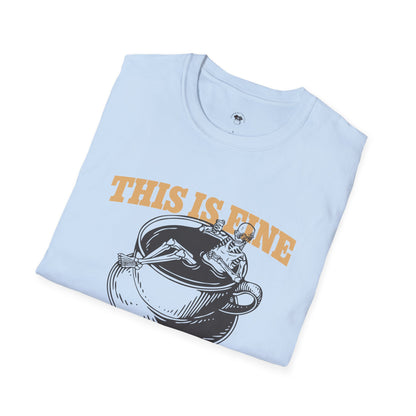 This is fine, this is coffee, Coffee Lover Unisex T-Shirt