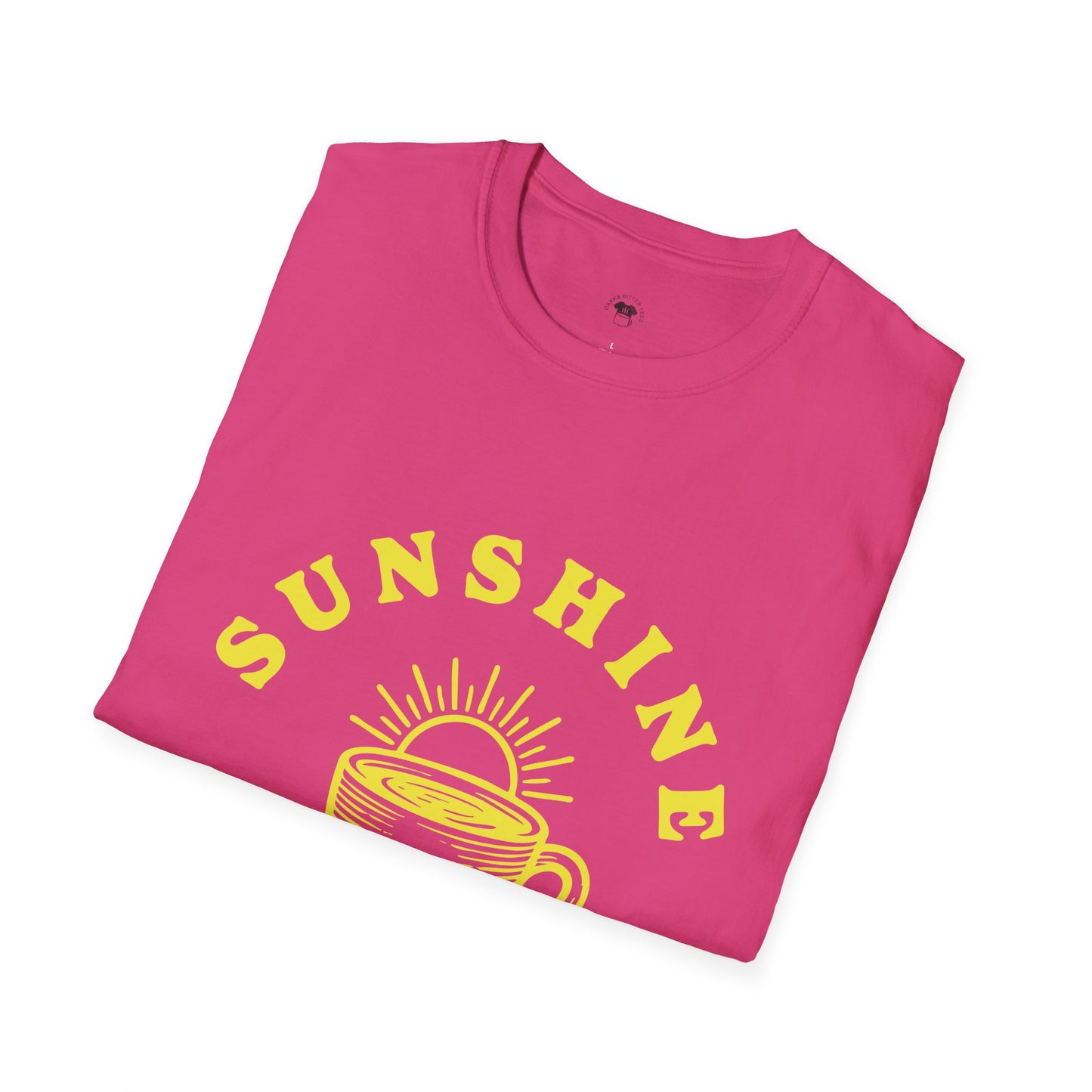 Sunshine and coffee, Coffee Lover Unisex T-Shirt, Funny Coffee Tee, Cute Gift for Baristas, Coffee Obsessed Apparel, Casual Everyday Wear