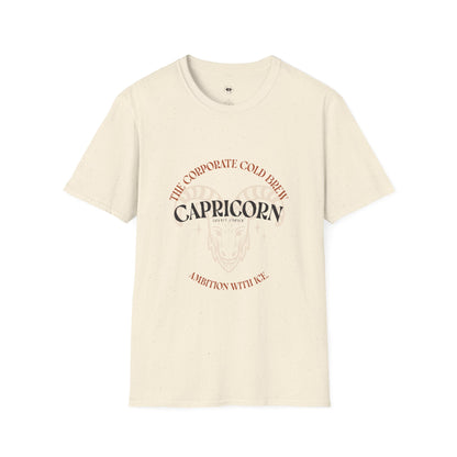 Capricorn coffee, Coffee Lover Unisex T-Shirt, Funny Coffee Tee, Cute Gift for Baristas, Coffee Obsessed Apparel, Casual Everyday Wear