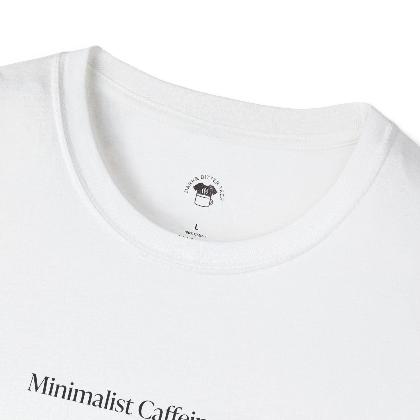 Minimalist Caffeine Club, Coffee Lover Unisex T-Shirt, Funny Coffee Tee, Cute Gift for Baristas, Coffee Obsessed Apparel, Casual Everyday Wear