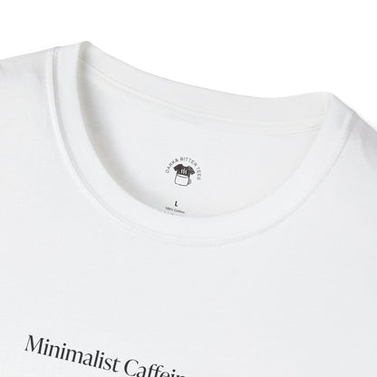 Minimalist Caffeine Club, Coffee Lover Unisex T-Shirt, Funny Coffee Tee, Cute Gift for Baristas, Coffee Obsessed Apparel, Casual Everyday Wear