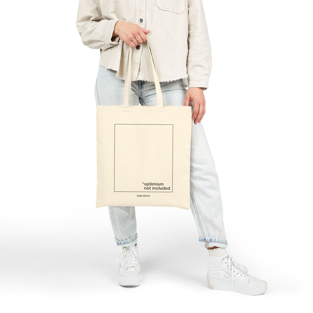 Optimism not included Tote bag