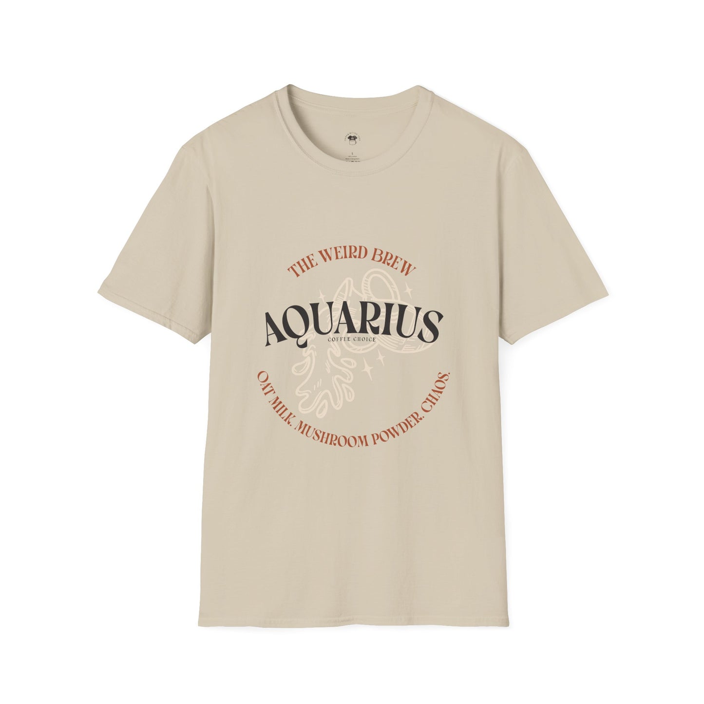 Aquarius coffee, Coffee Lover Unisex T-Shirt, Funny Coffee Tee, Cute Gift for Baristas, Coffee Obsessed Apparel, Casual Everyday Wear