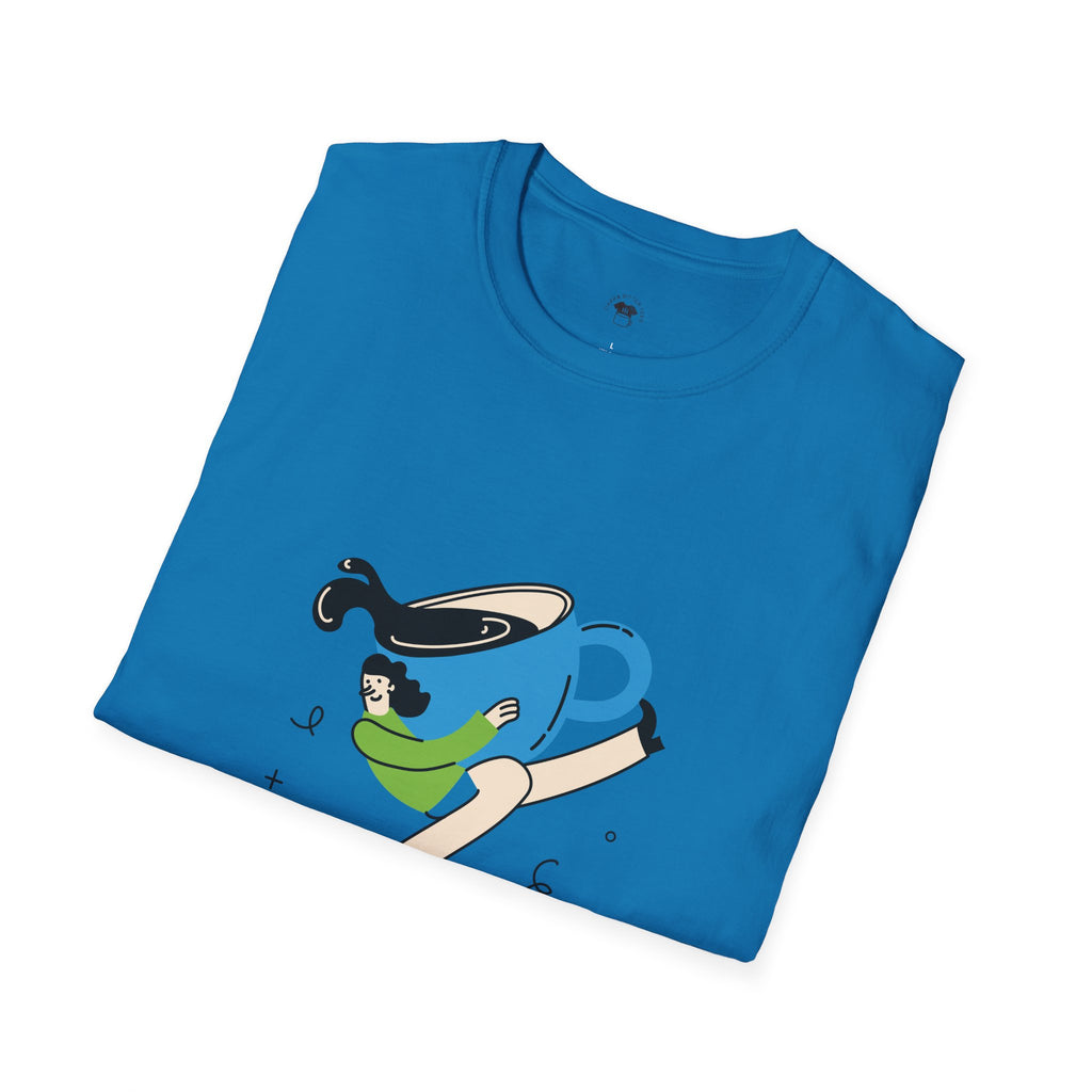 A Latte to handle, Coffee Lover Unisex T-Shirt, Funny Coffee Tee, Cute Gift for Baristas, Coffee Obsessed Apparel, Casual Everyday Wear