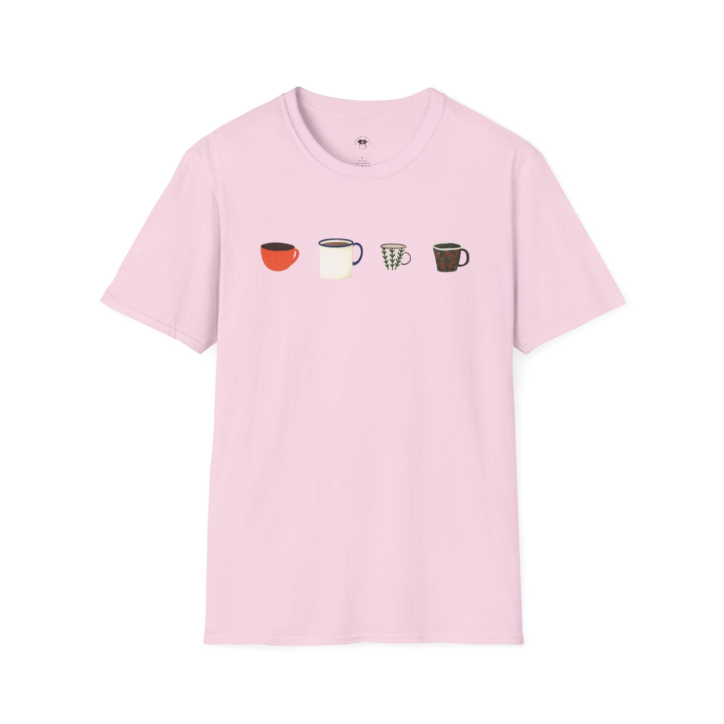 Coffee mugs and cups 1, Coffee Lover Unisex T-Shirt, Funny Coffee Tee, Cute Gift for Baristas, Coffee Obsessed Apparel, Casual Everyday Wear