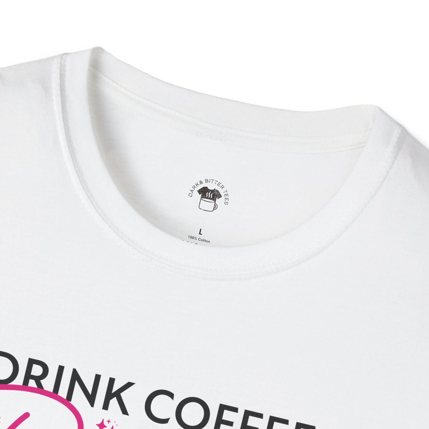 Drink coffee pet dogs be happy, Coffee Lover Unisex T-Shirt, Funny Coffee Tee, Cute Gift for Baristas, Coffee Obsessed Apparel, Casual Everyday Wear