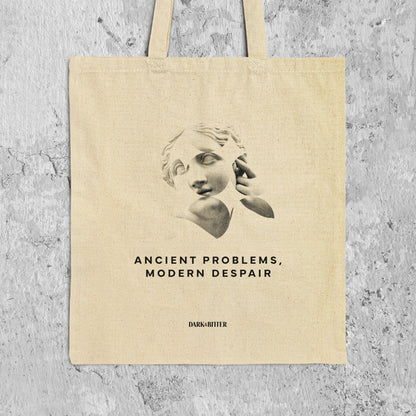 Ancient problems, modern despair Tote bag