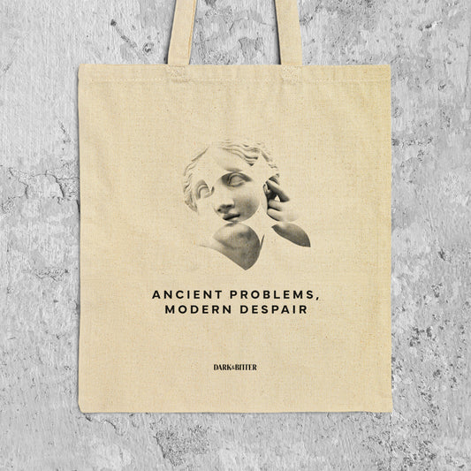 Ancient problems, modern despair Tote bag