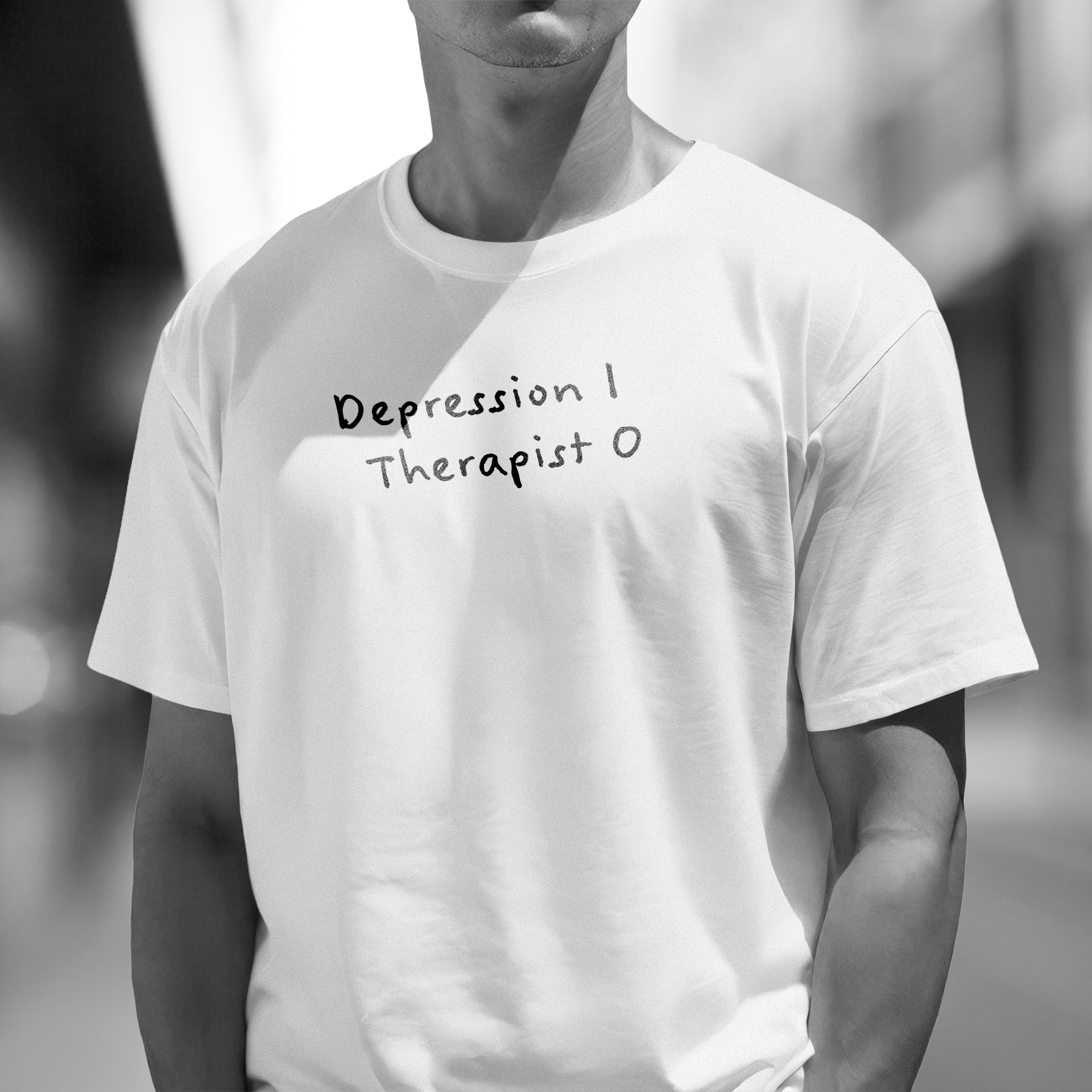 Depression 1 Therapist 0 T-Shirt