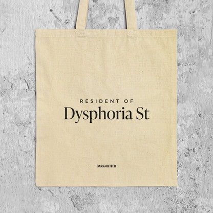 Resident of Dysphoria St. Tote bag