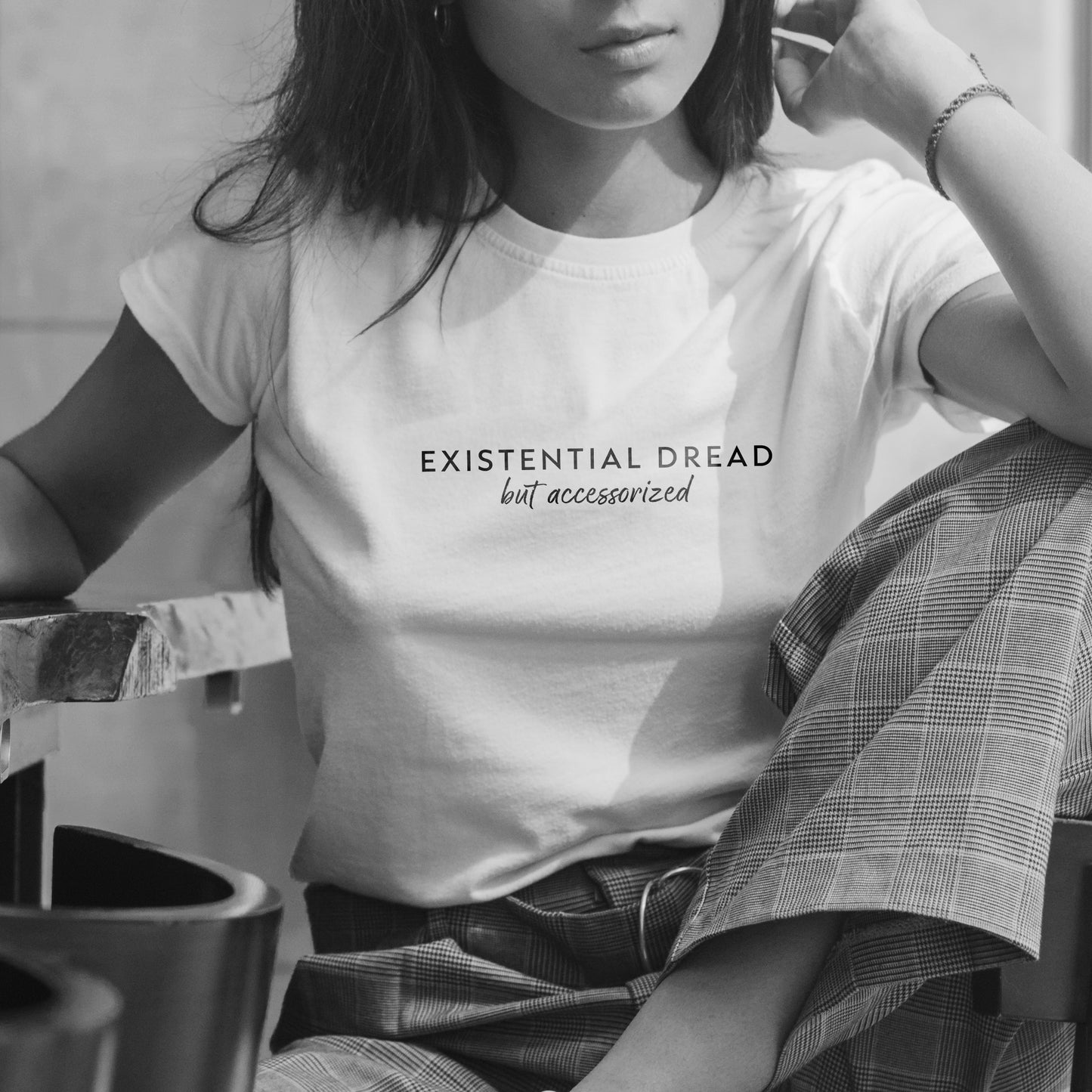 Existential dread, but accessorized T-Shirt