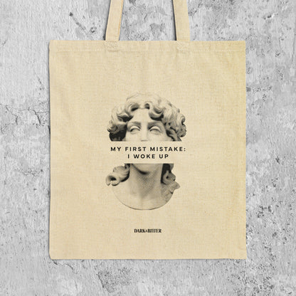 My first mistake Tote bag